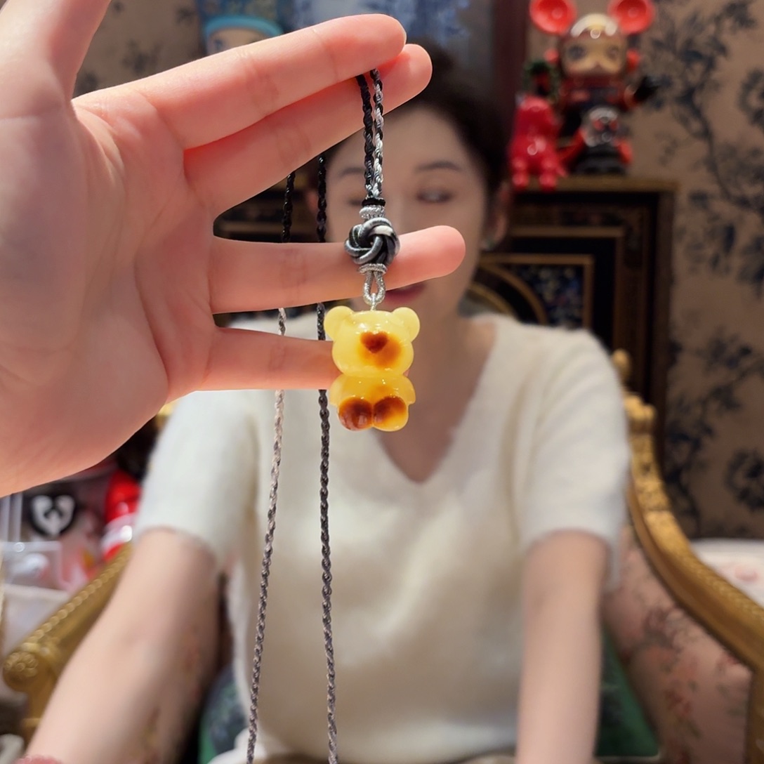 蜜蜡颈饰未镶嵌C**?颈饰6号