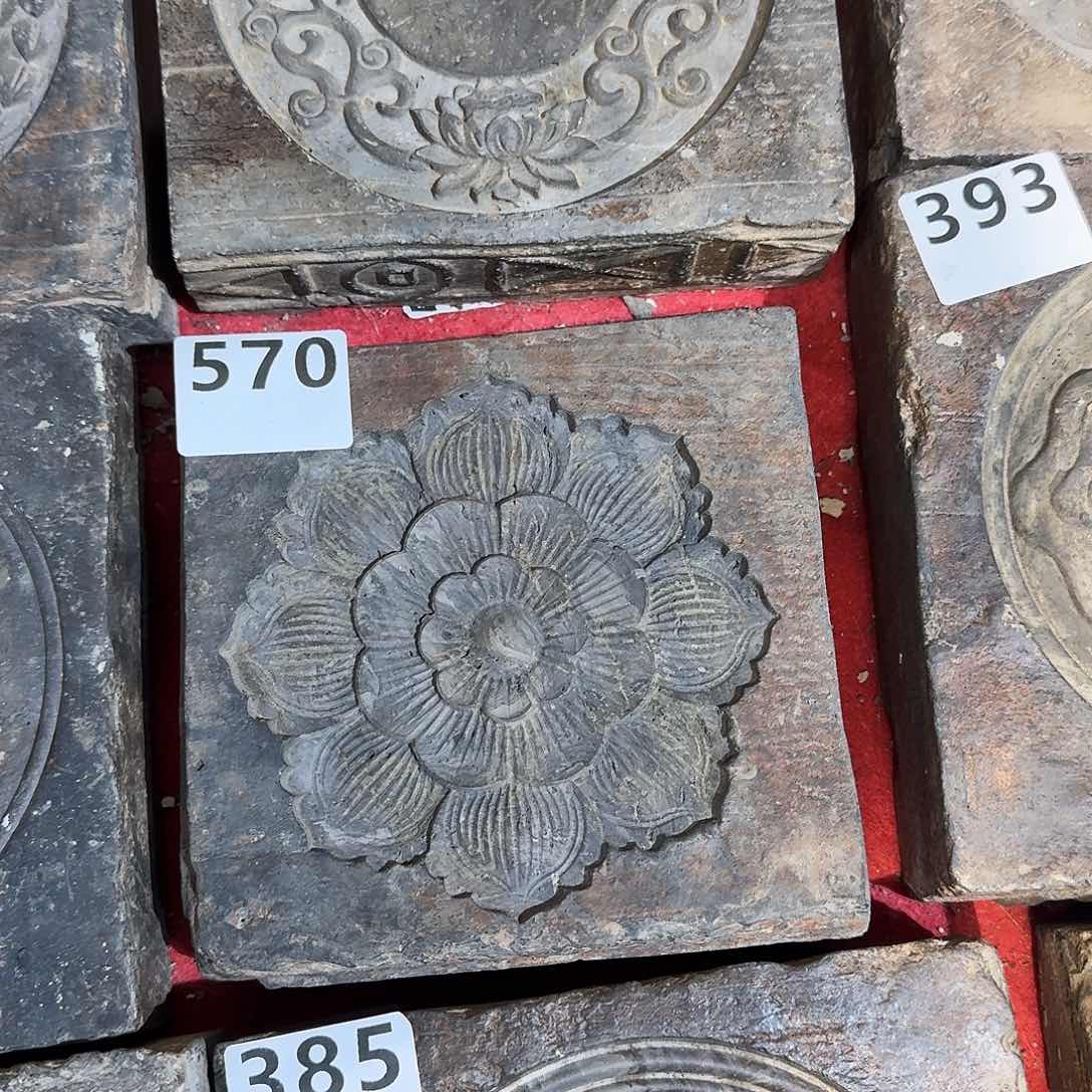 老砖后刻干泡茶台