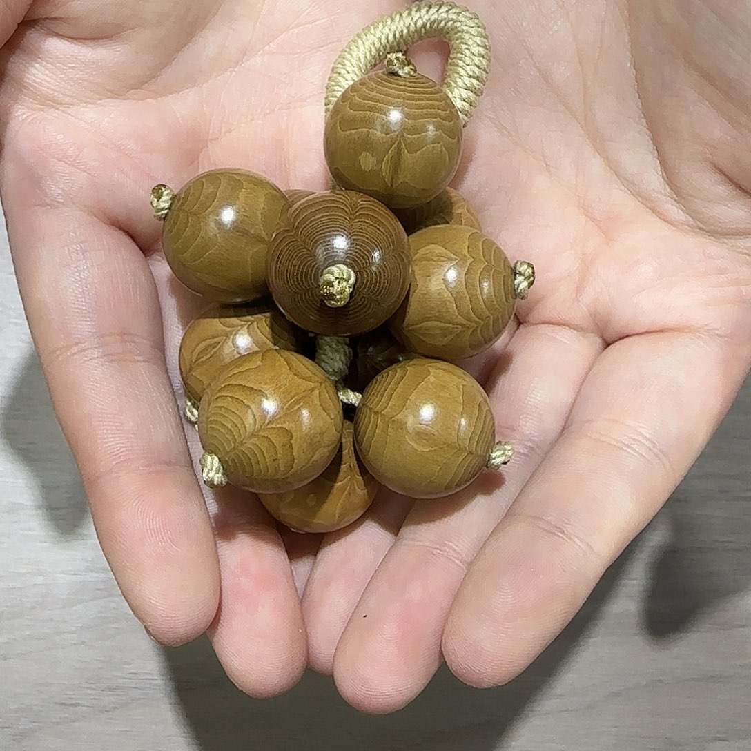 把件六道木六道木葡萄把件