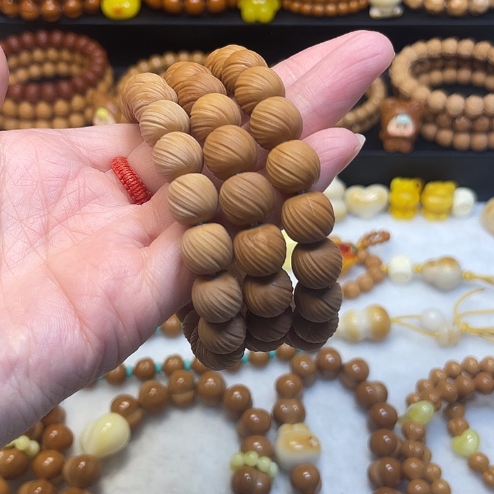 猴头核桃雕刻微瑕定风珠