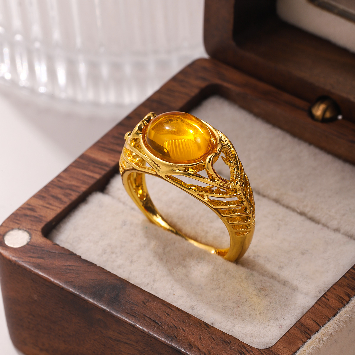 铜合金轻奢风时尚新款戒指ZB0093