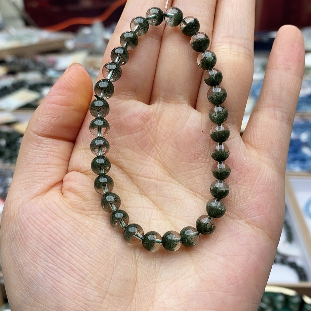 水晶手链未镶嵌绿幽灵 6m+
