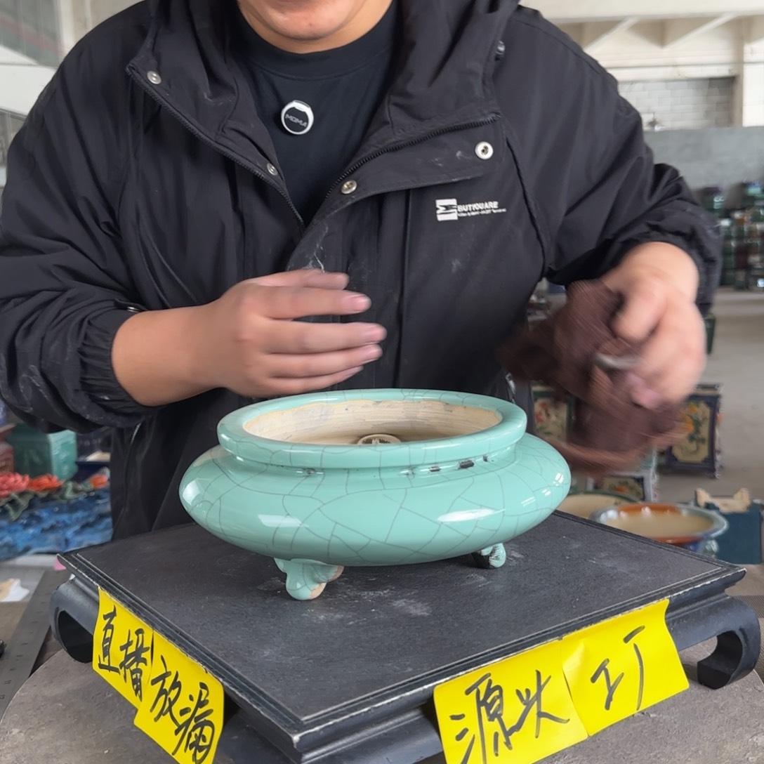 陶。一风堂石湾花盆