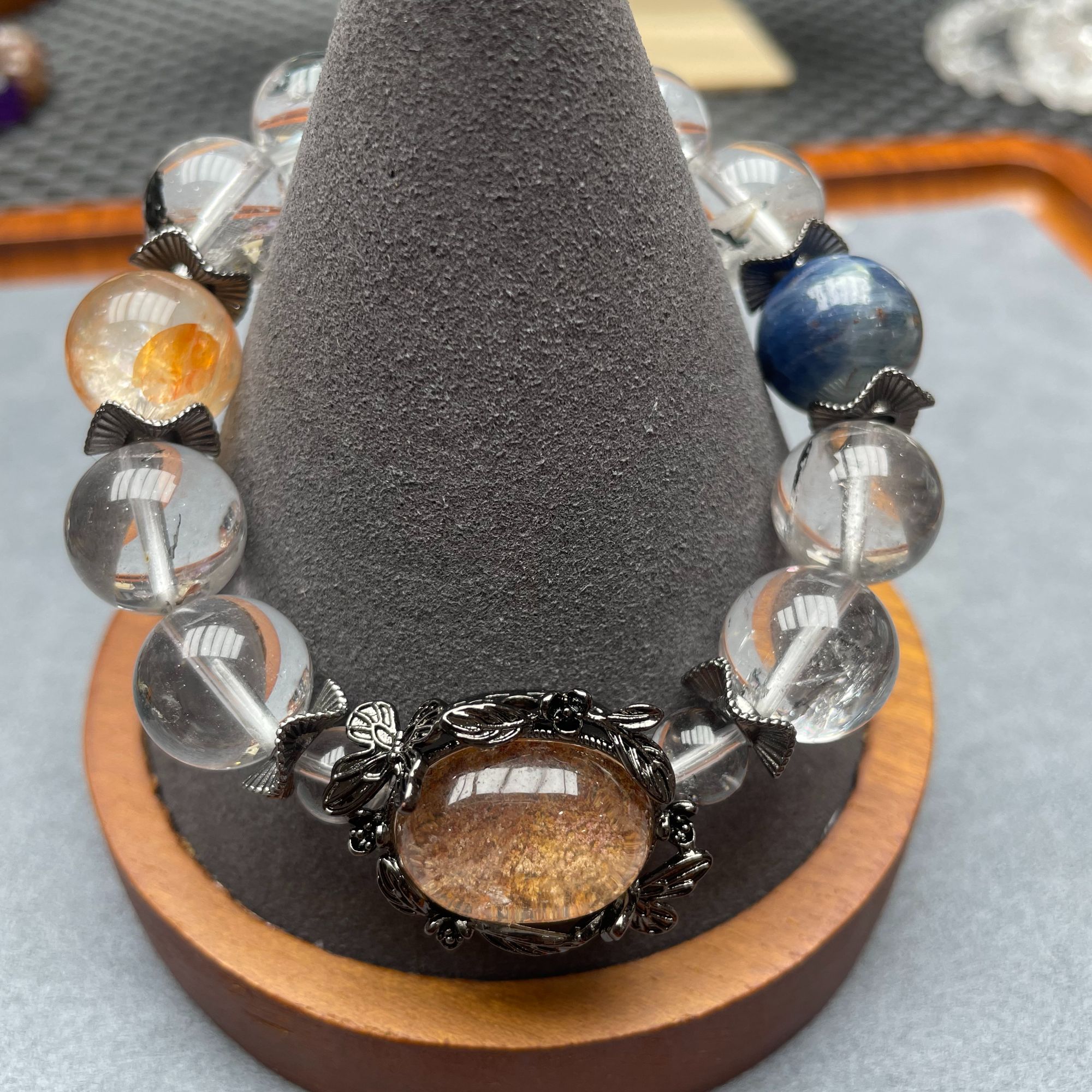 【然之傲】C020   孤品12mm左右左右原创水晶手串