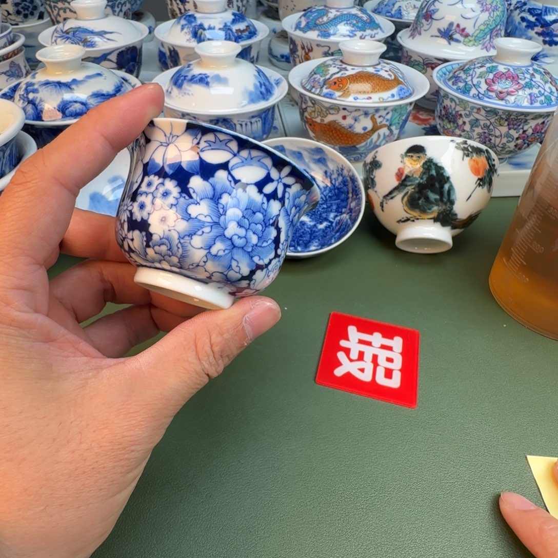 陶纯手工纯手绘茶具349