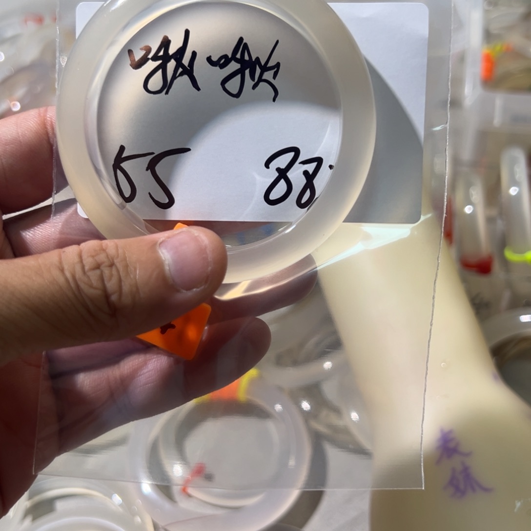 玛瑙/玉髓手镯未镶嵌啾*10单发一根