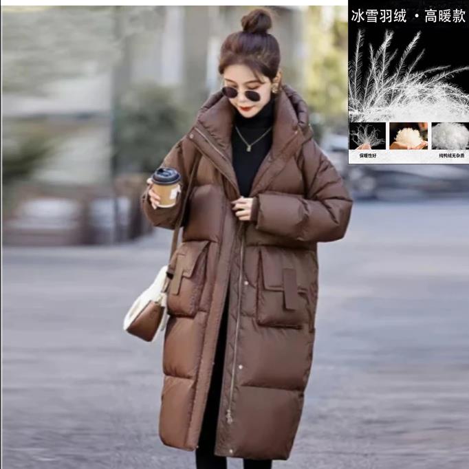 【羽绒服】冬季保暖厚款宽松羽绒外套百搭女装9195[SPC]J