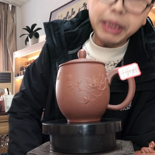 清水泥茶杯玉兰杯容量500