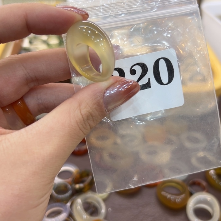 玛瑙/玉髓合金戒指220港12送一