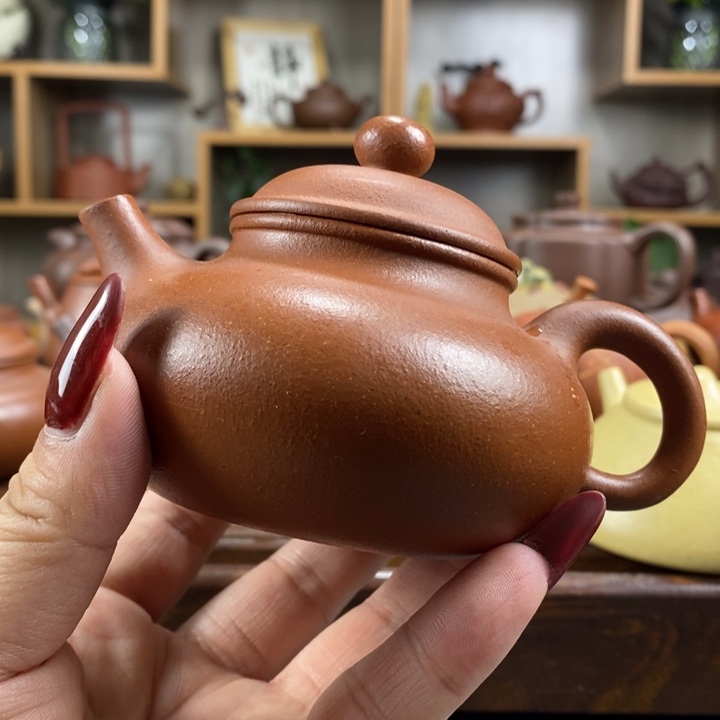 紫砂茶壶满****)原矿紫砂壶