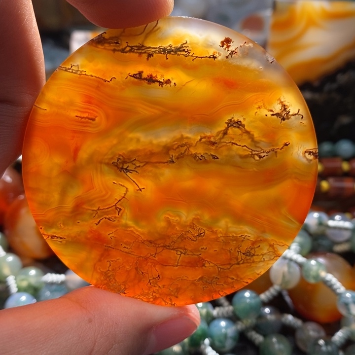 【闪购商品】玛瑙/玉髓颈饰未镶嵌醇*