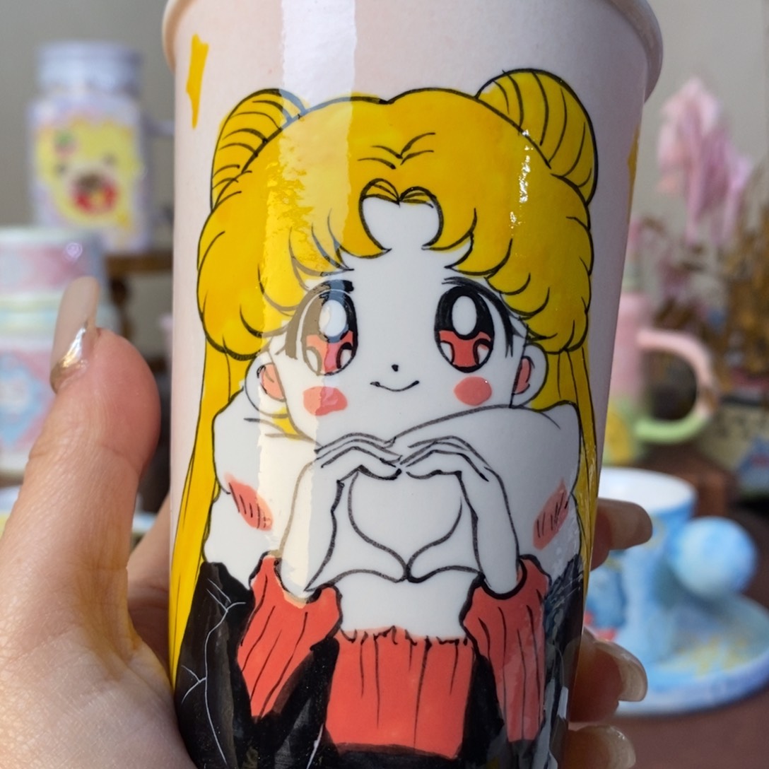 杯景德镇手绘水杯