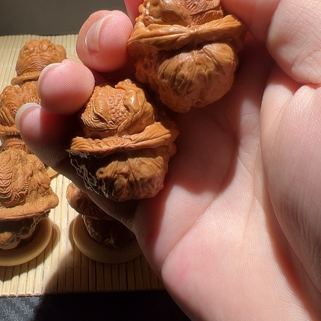 冰***柿手串/手链核桃蜕变小金蟾