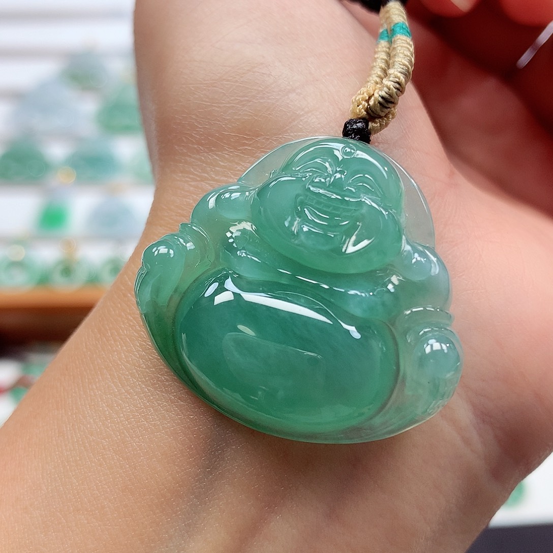 翡翠未镶嵌吊坠(不含链)31.6-34.6-7.6