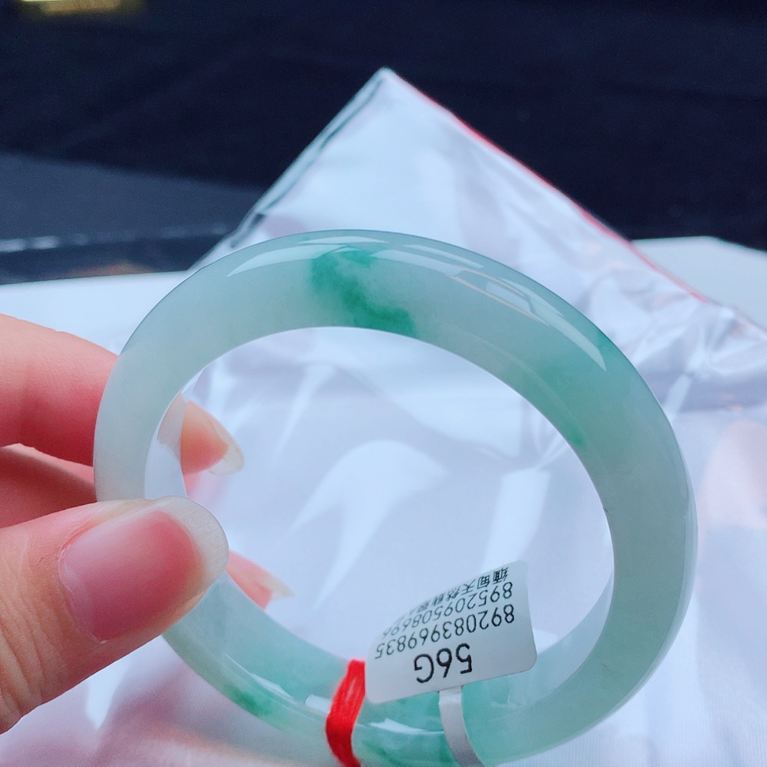 未镶嵌手镯翡翠天然缅甸翡翠A货手镯 