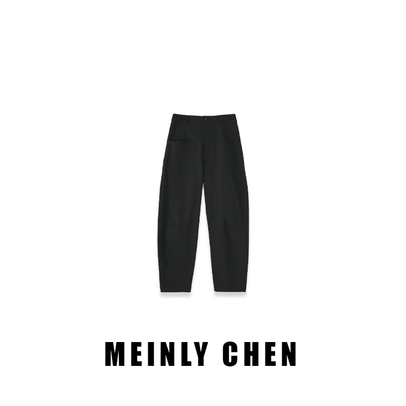 【MEINLY  CHEN】【口袋裤】高端设计师时尚简约舒适休闲裤8250145
