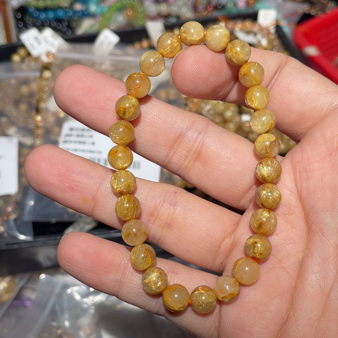 水晶手链未镶嵌?*呦手链