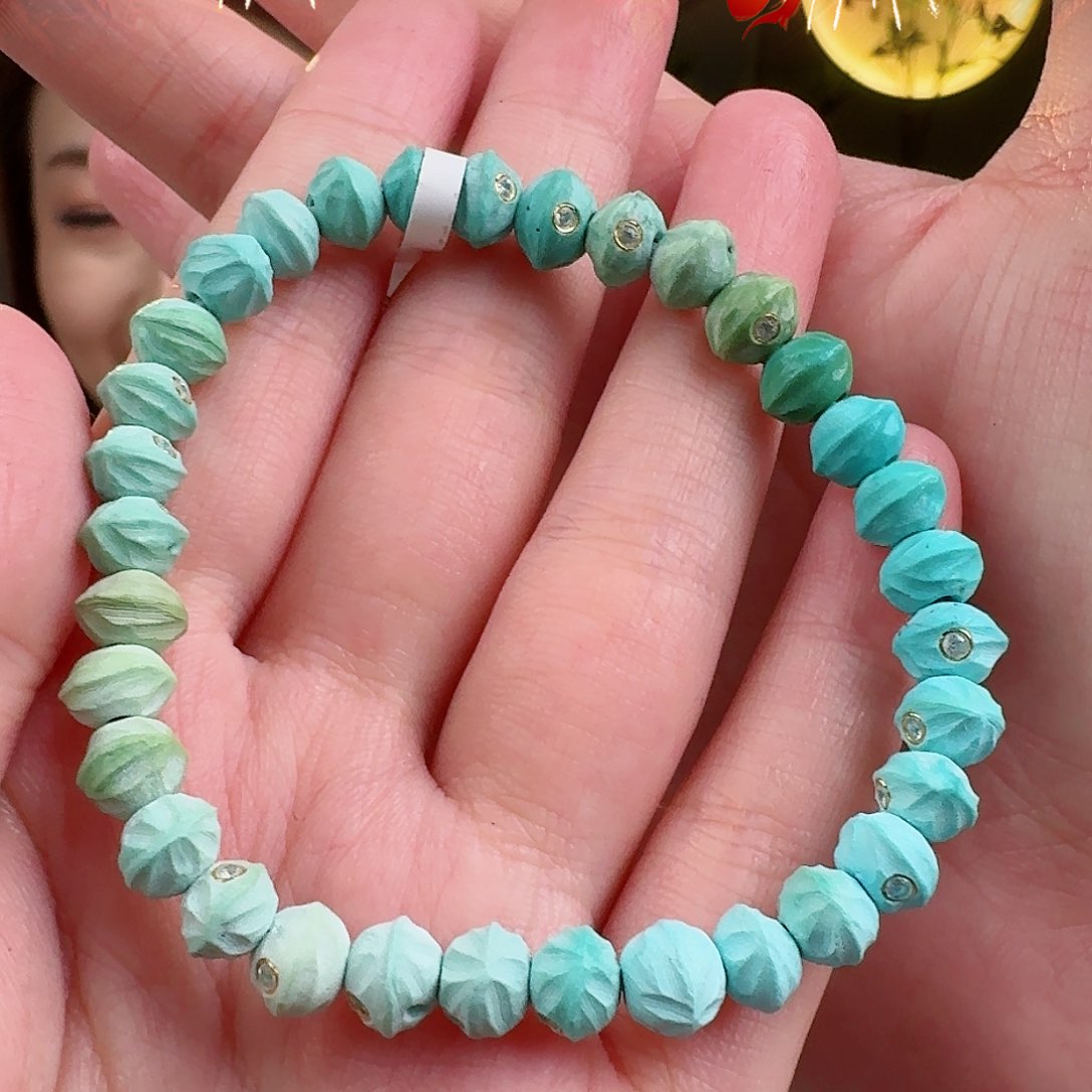 绿松石珠宝奇石未镶嵌