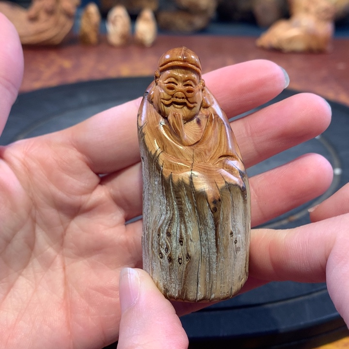 柏木（崖柏）根雕摆件