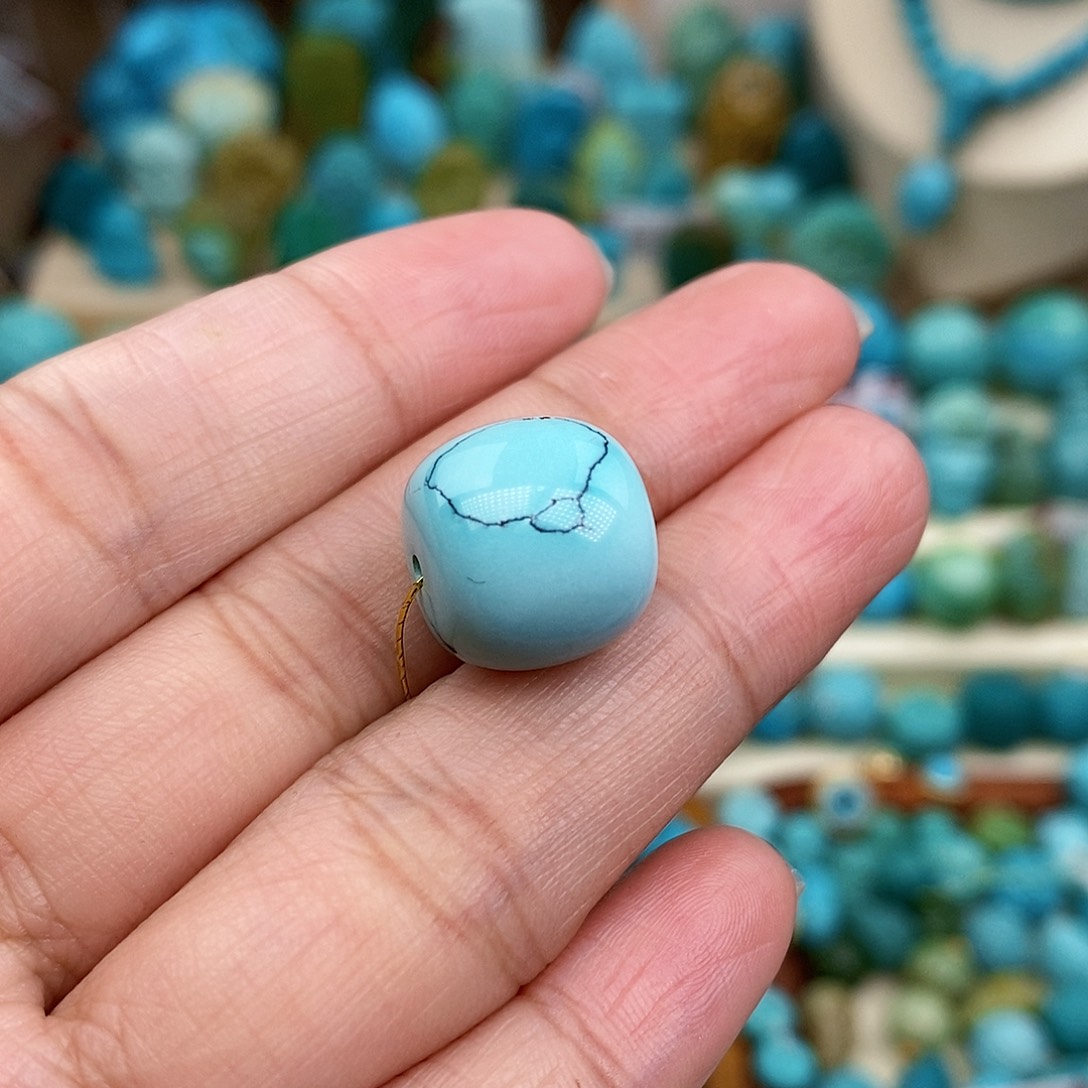 绿松石珠宝奇石未镶嵌