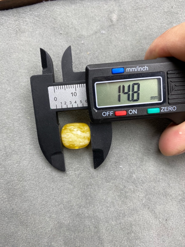 俄料精品蜜蜡虎皮纹千层雪老型14.8mm