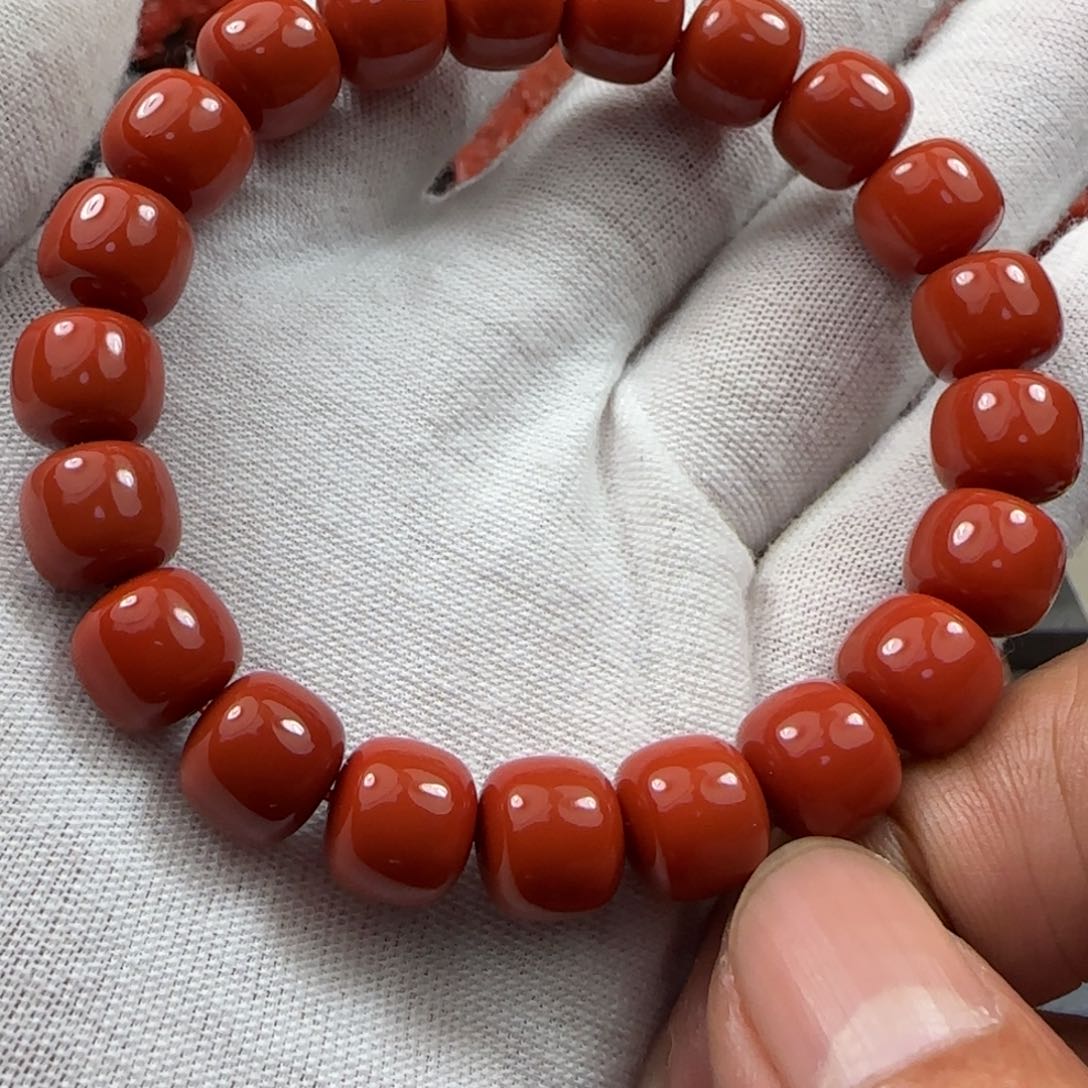 南红玛瑙珠子10未镶嵌半*