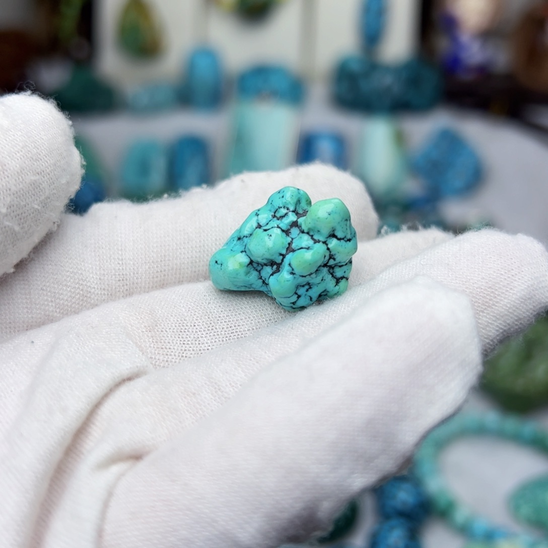 绿松石珠宝奇石未镶嵌