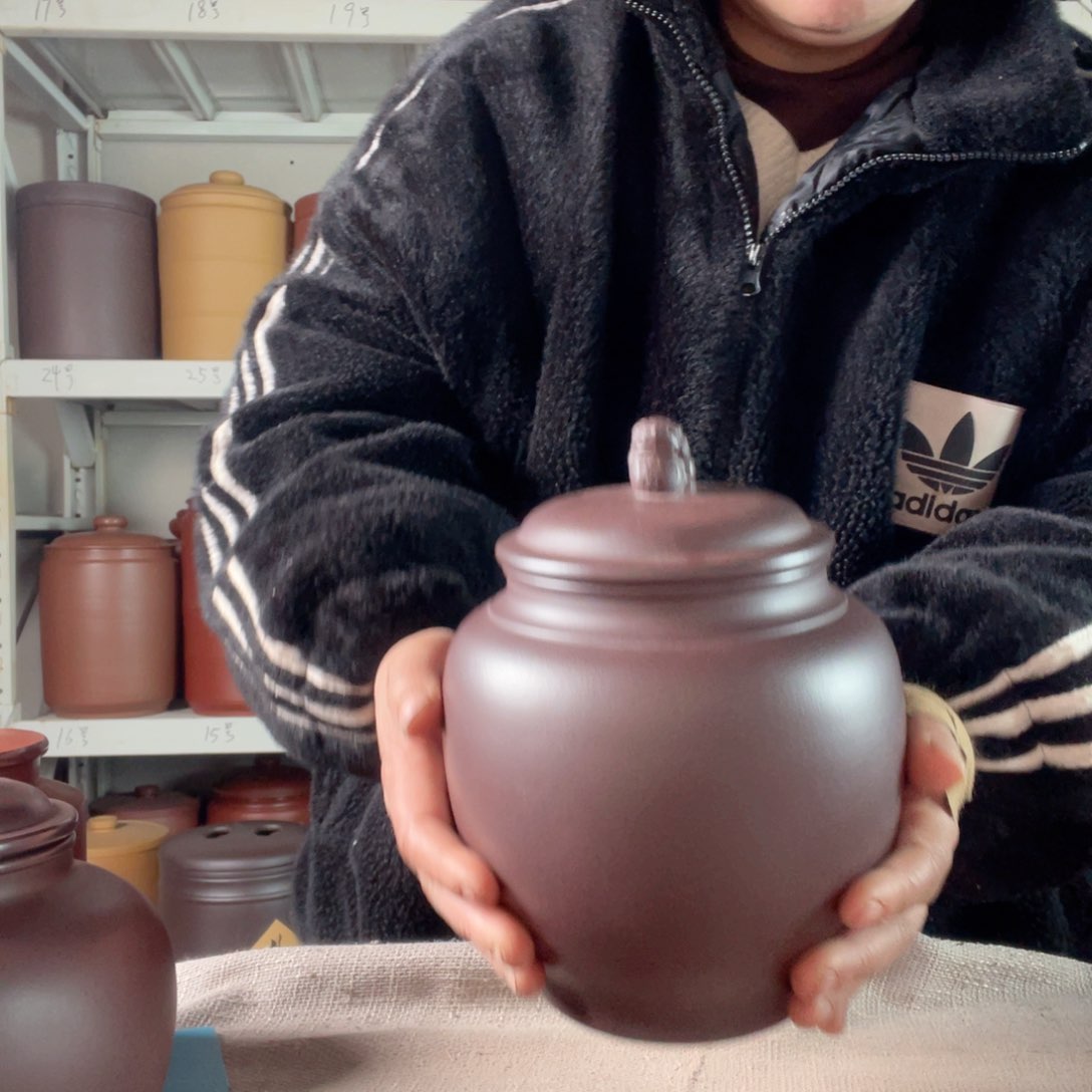 紫砂茶叶罐今天晚上