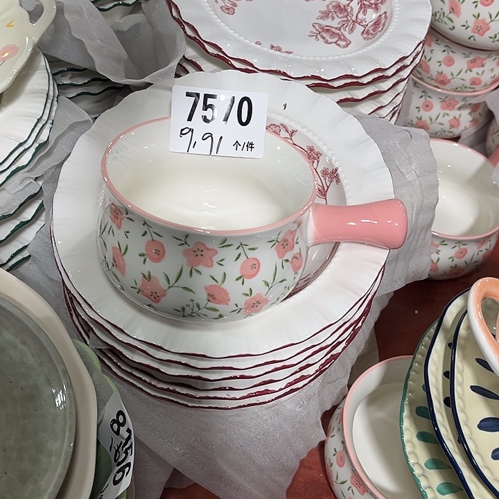 瓷微瑕外贸餐具7570