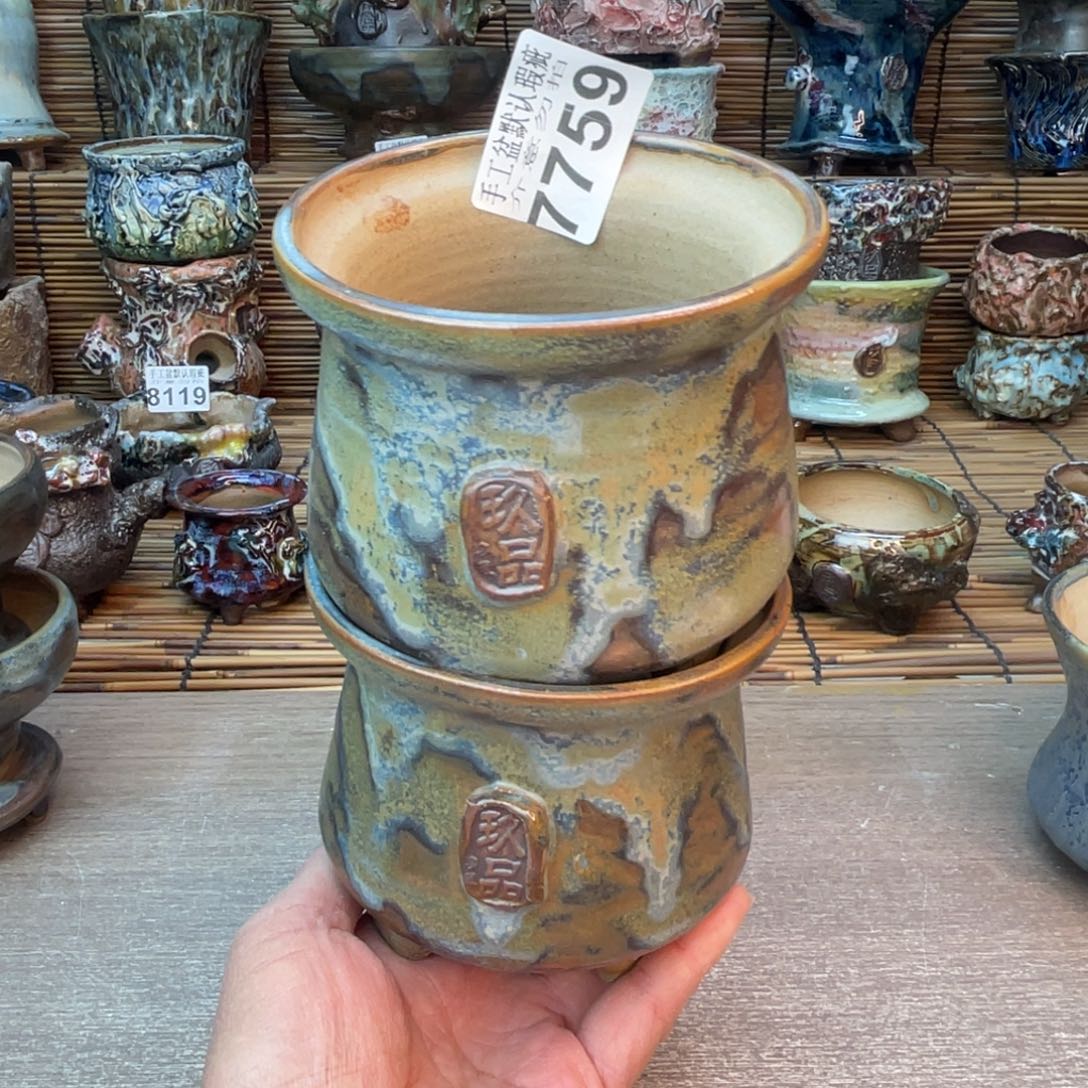 千***顺手工花盆默认瑕疵完美者勿拍