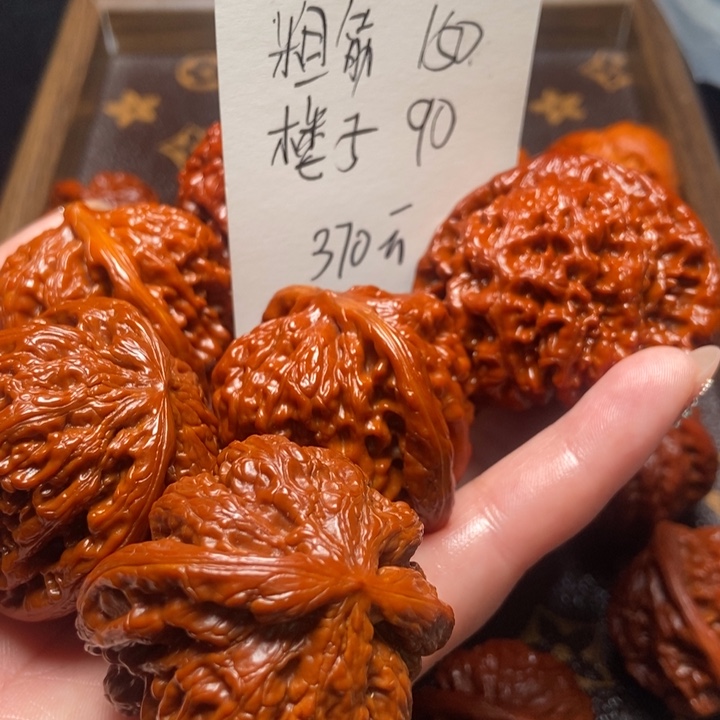 爱***拉吊坠文玩核桃官帽粗筋楼子