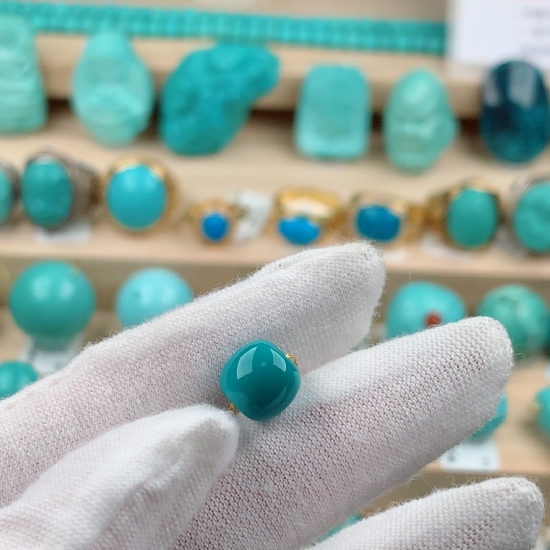 绿松石未镶嵌配饰8.6-8.1