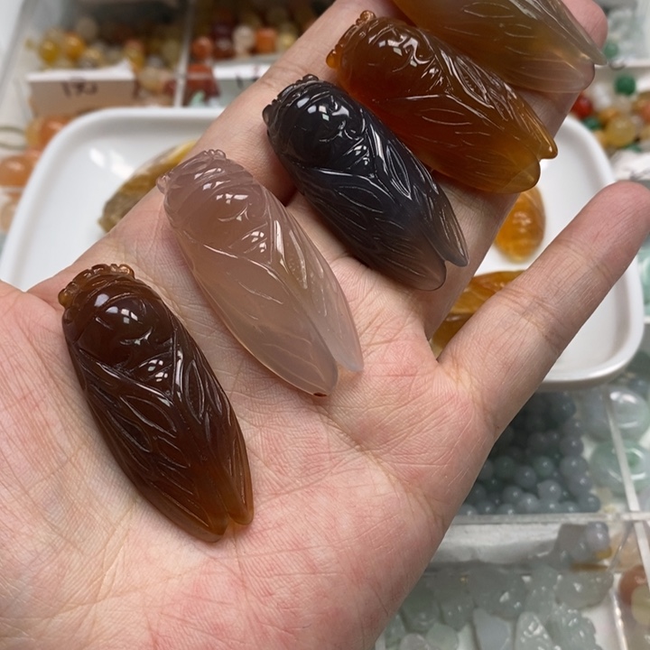 未镶嵌吊坠(不含链)玛瑙/玉髓大一鸣惊人1个