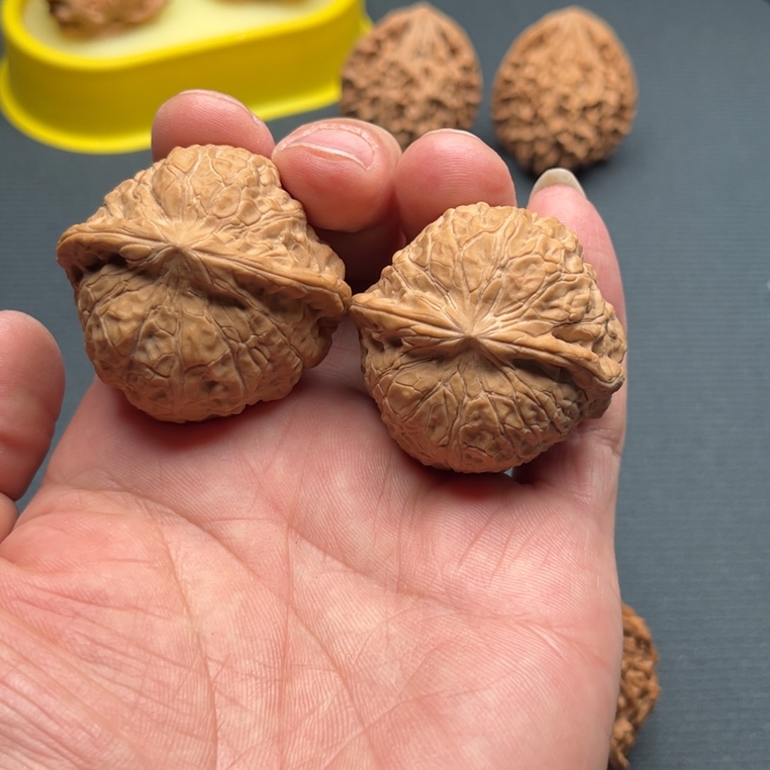 核桃手串/手链差尺，40，全品无修，白茶