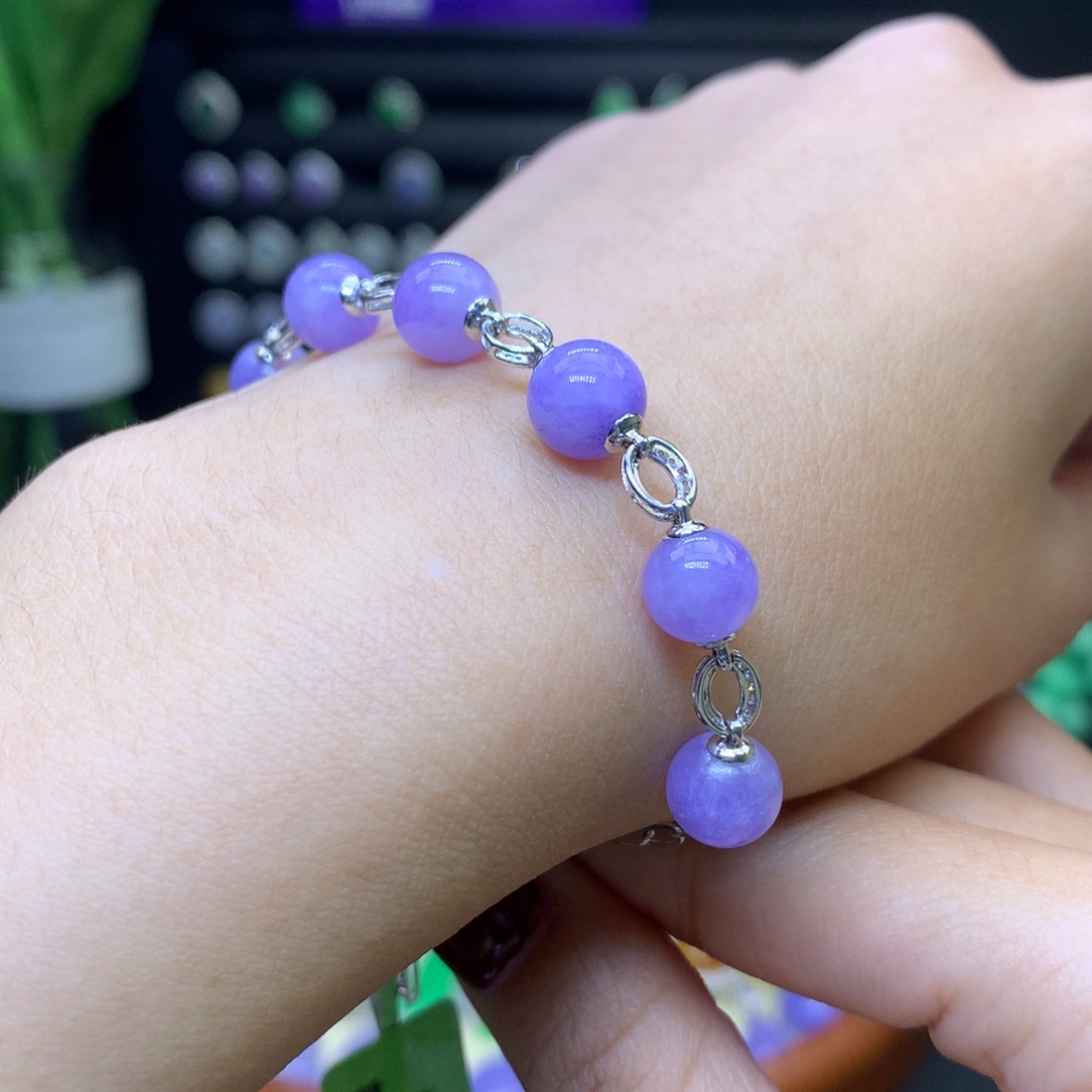 翡翠颈饰18K金镶嵌天然