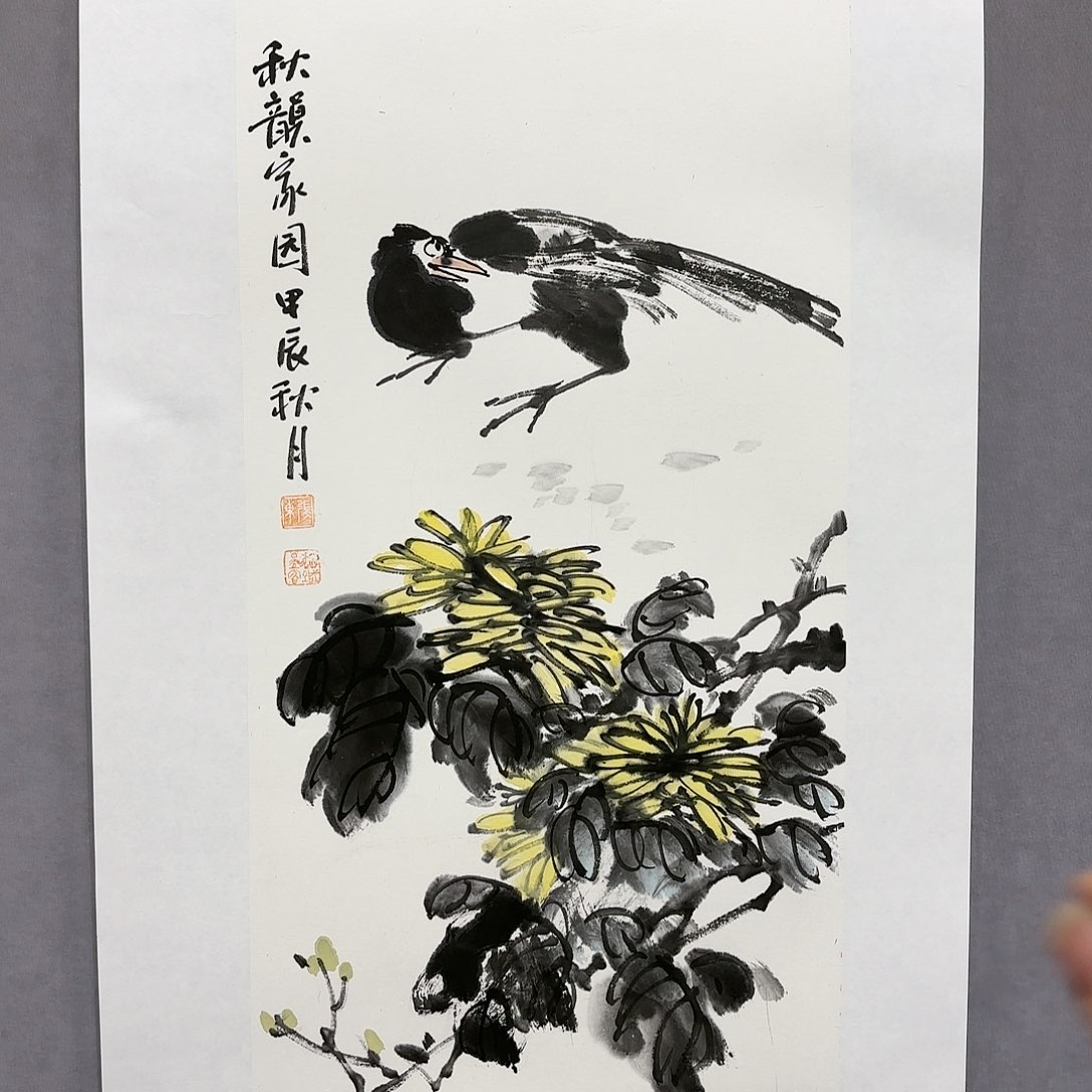 国画国画纯手绘作品请放心去藏