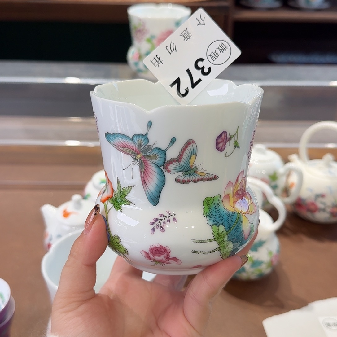 珐琅彩主人杯茶具套装