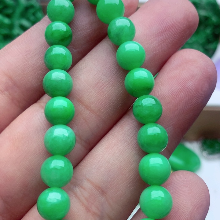 翡翠未镶嵌手链手串