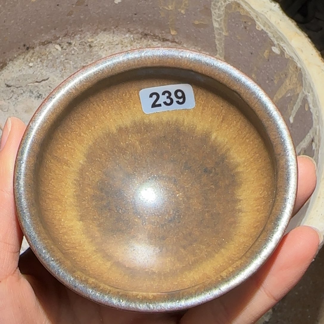 茶盏龙窑柴烧原矿原釉239