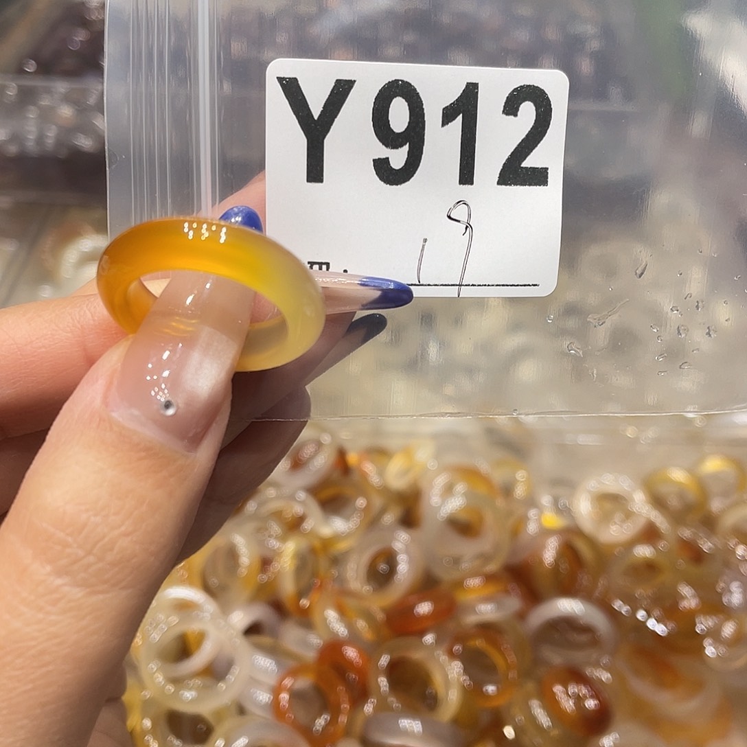 玛瑙/玉髓未镶嵌戒指912