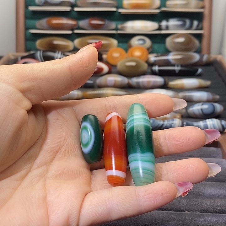 小***海玛瑙/玉髓未镶嵌吊坠(不含链)