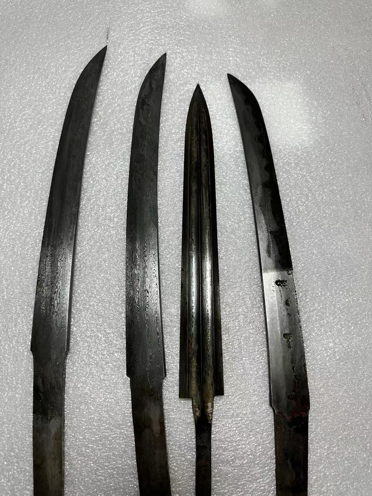 手工锻打老条刀具未开刃适合收藏把玩