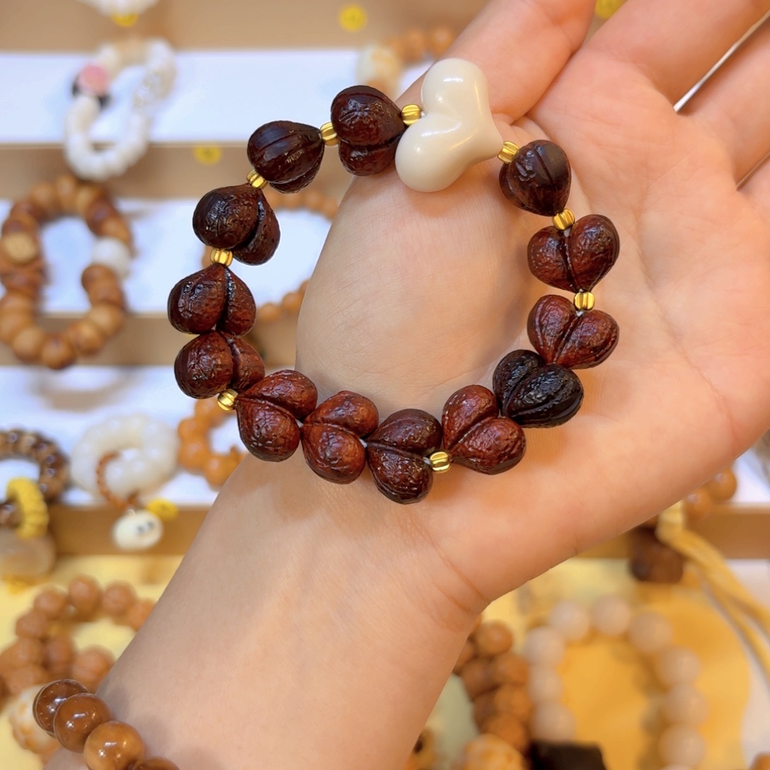 星月菩提手串紫屁桃