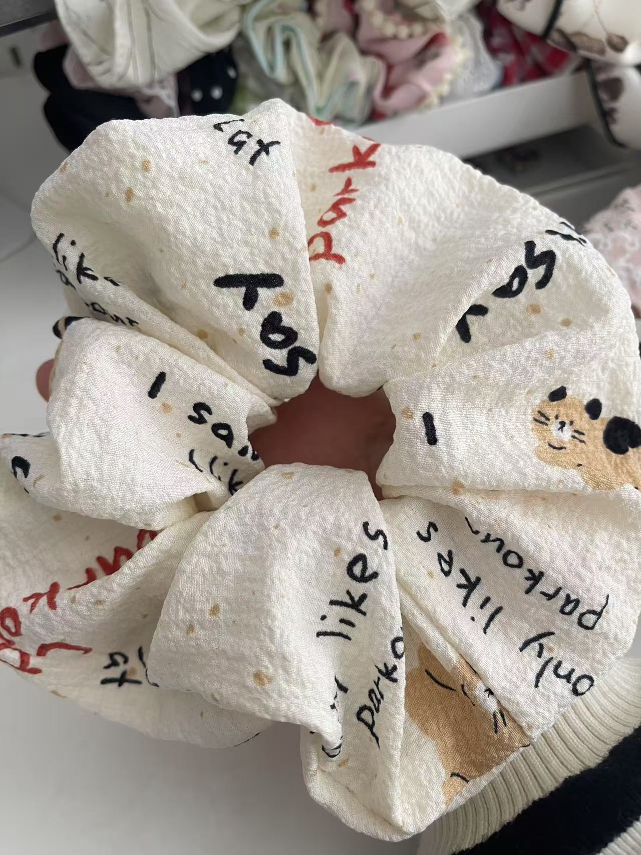 米色小狗（小猫）发圈