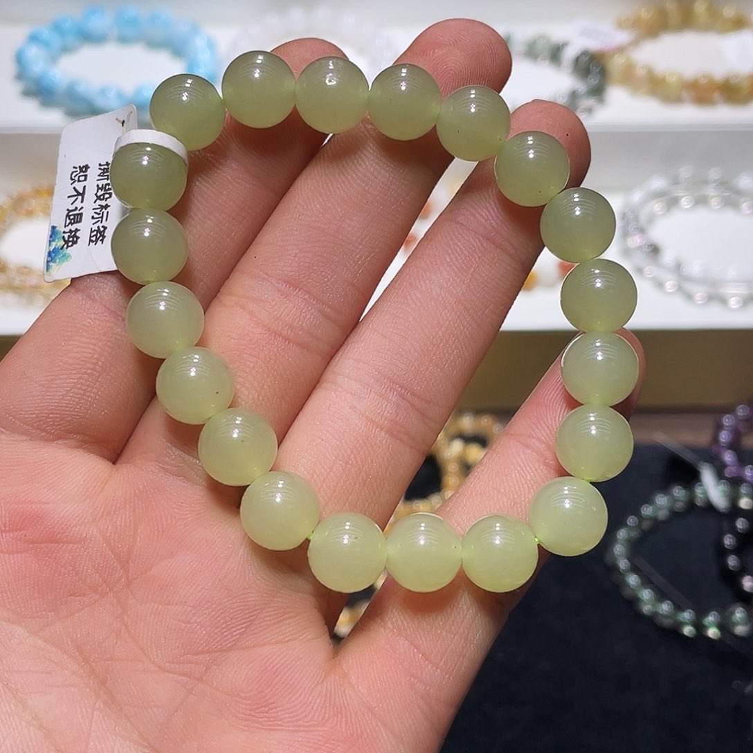 水晶手链未镶嵌青袖玉10+