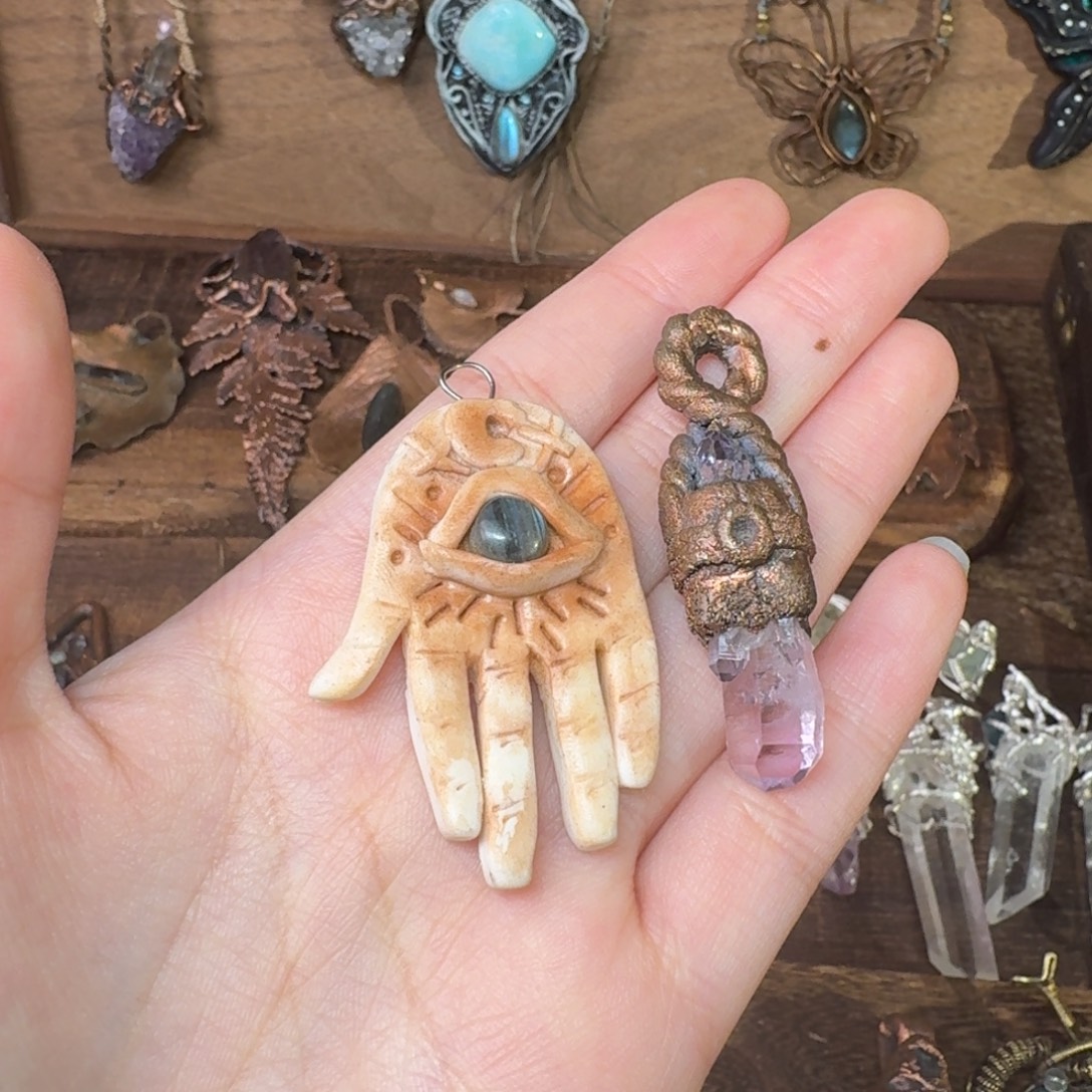 水晶魔法师吊坠配饰