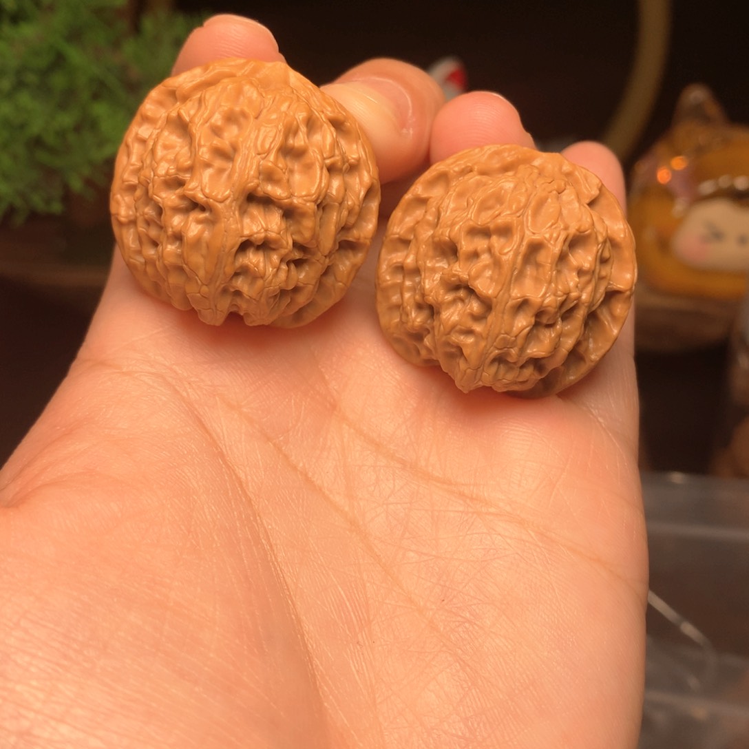 文玩核桃把件苹果圆