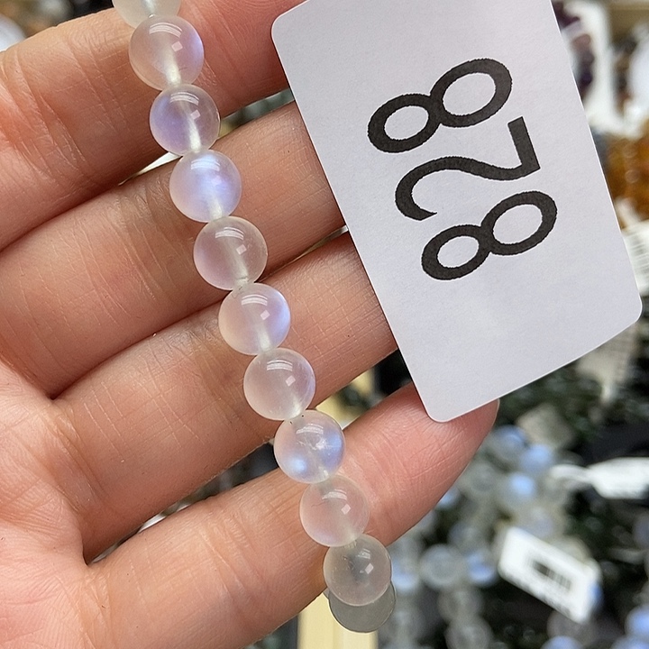 月光石手链未镶嵌手串