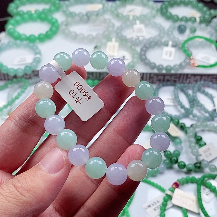 翡翠手链未镶嵌卡10