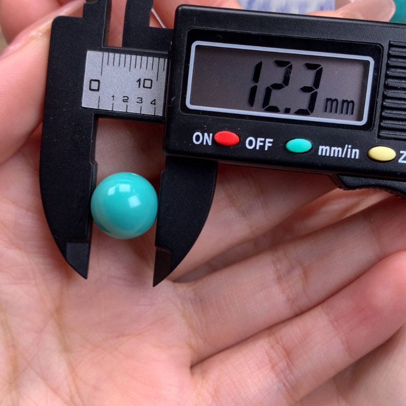 【闪购商品】绿松石圆珠12.3未镶嵌0****0